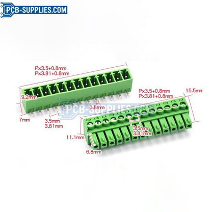 Angled Pin Header + Socket Connector Terminal 2-24P Available