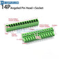 Angled Pin Header + Socket Connector Terminal 2-24P Available