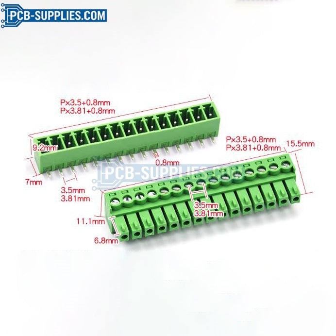 Angled Pin Header + Socket Connector Terminal 2-24P Available