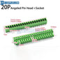 Angled Pin Header + Socket Connector Terminal 2-24P Available