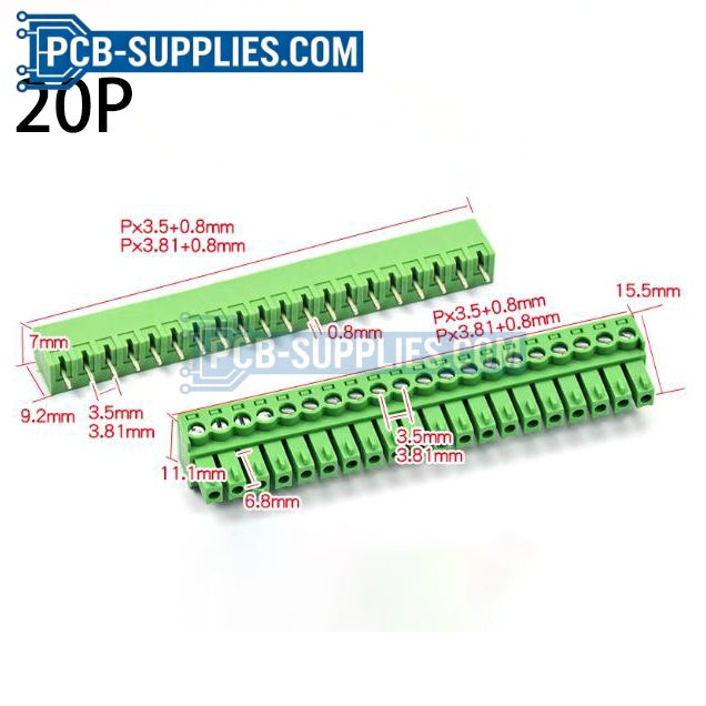 Straight Pin Header + Socket Connector Terminal 2-24P Available