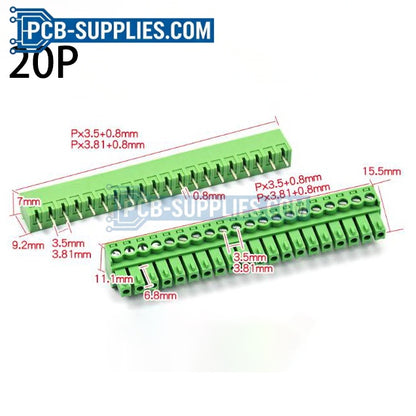 Straight Pin Header + Socket Connector Terminal 2-24P Available
