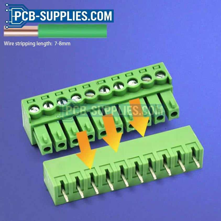 Angled Pin Header + Socket Connector Terminal 2-24P Available