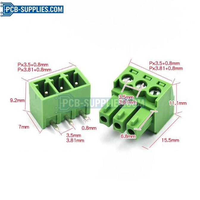 Angled Pin Header + Socket Connector Terminal 2-24P Available