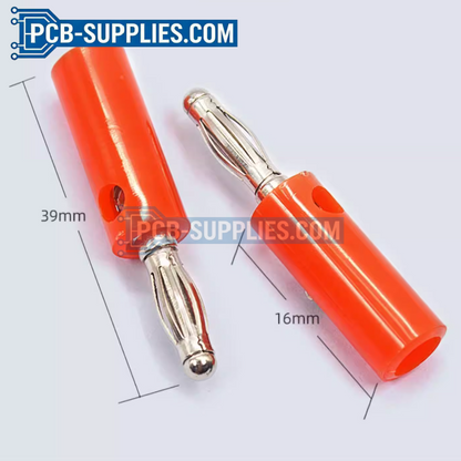 4mm Nickel-Plated Banana Plug - Welded Type Test Plug