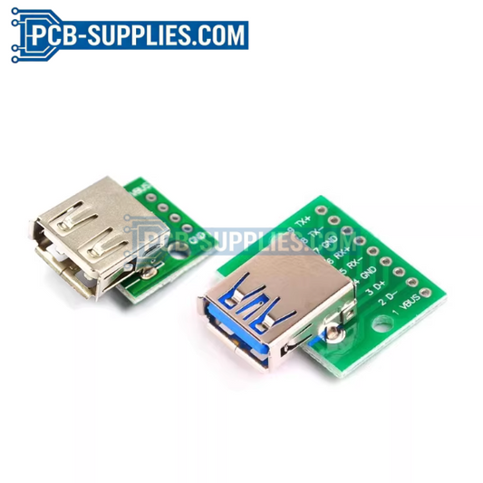 USB 2.0 / 3.0 Female to DIP Adapter Board